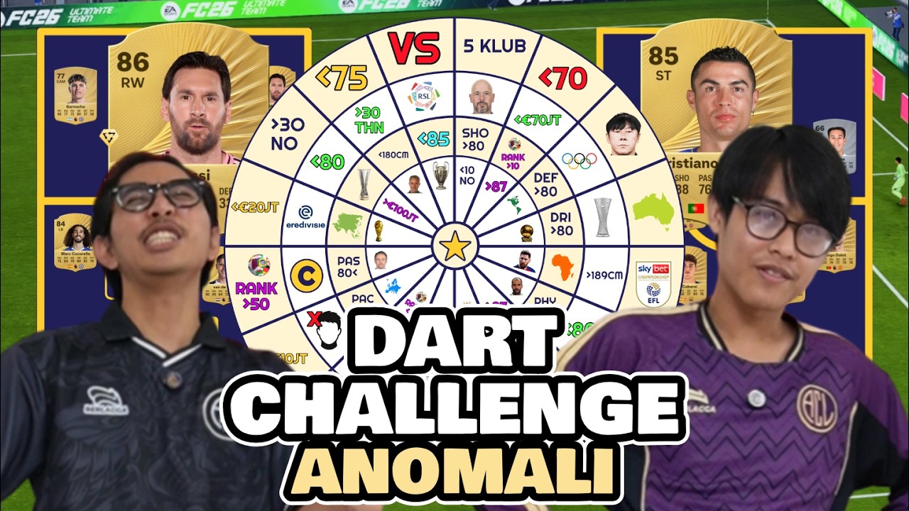 DART CHALLENGE ANOMALI #dartsfootball #fc26