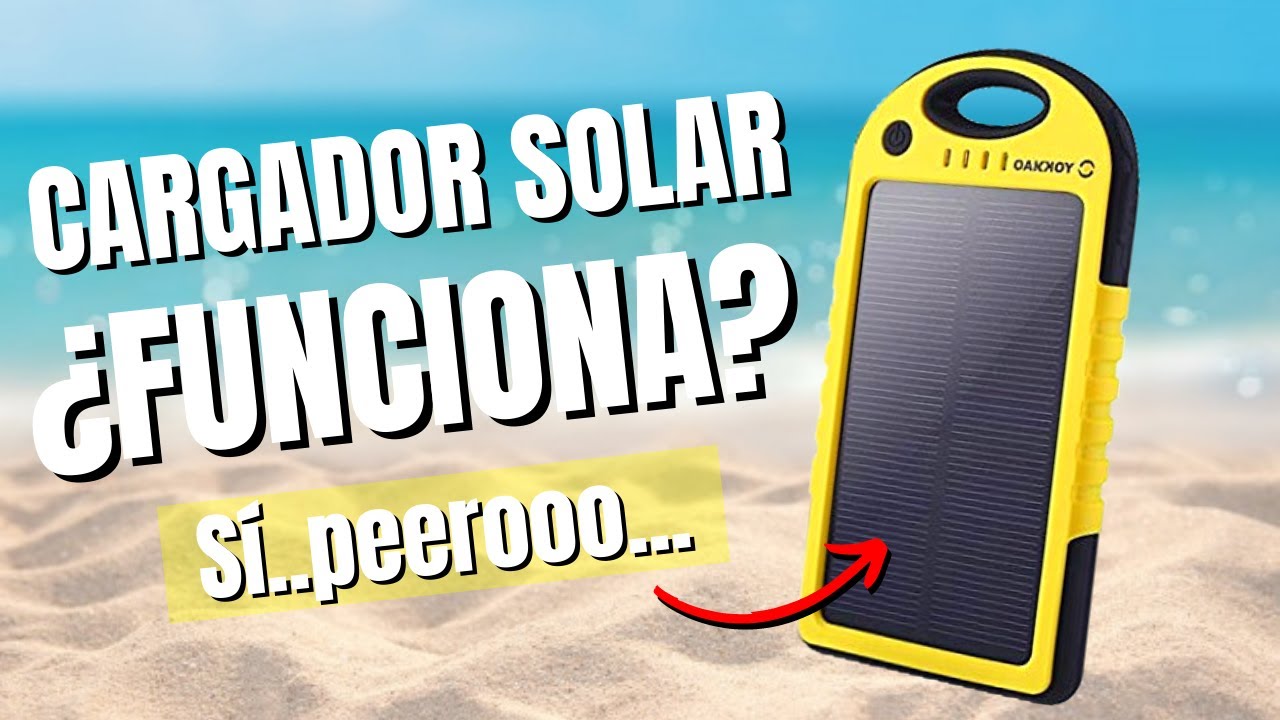 ☀😎 REVIEW Cargador SOLAR para CELULARES - ¿Funcionará?