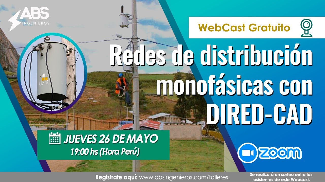 Redes de distribución monofásicas con DIRED-CAD