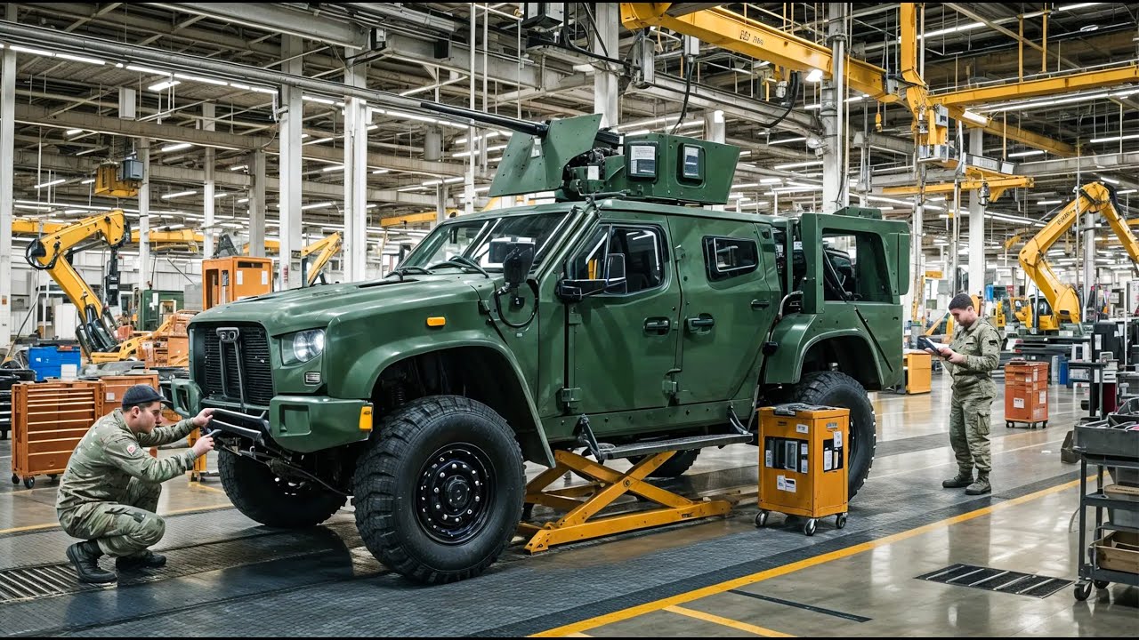 How the JLTV is Built | Inside the Military Vehicle Factory (Full Process)