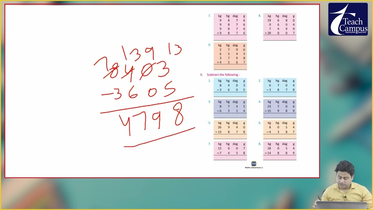 Ch 8 | Sangam Group of Publication | Maths | Class 03 | The Metric System | For children