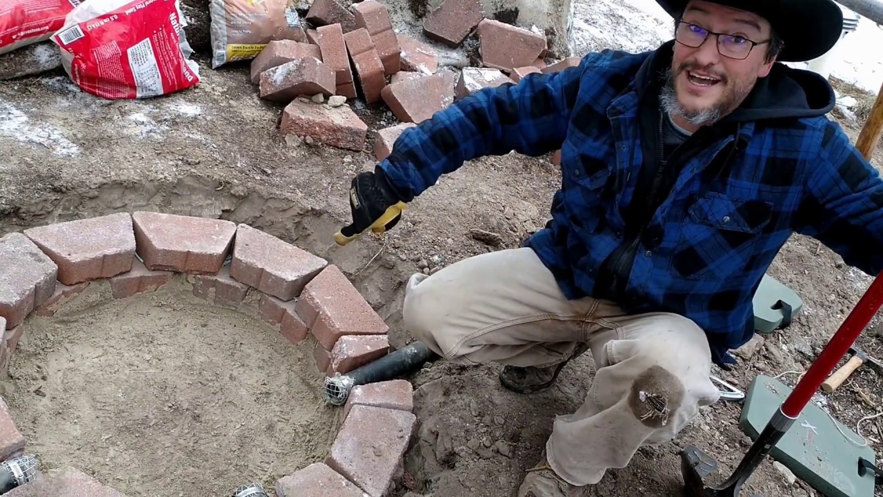 Constructing a Tipi Fire Pit with Air Intakes: Part 1