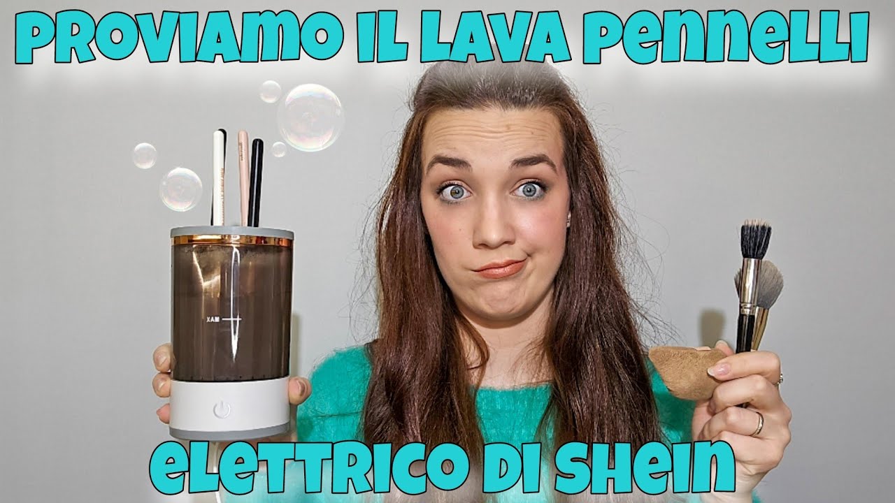 PROVO UN LAVA PENNELLI ELETTRICO: SVOLTA O CIOFECA? 🫧🖌 shein