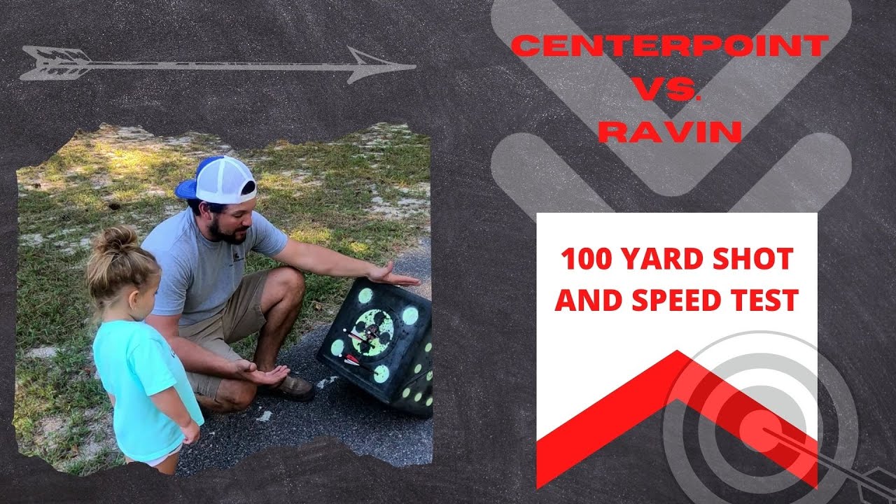 CenterPoint and Ravin Speed Test and 100 Yard shot