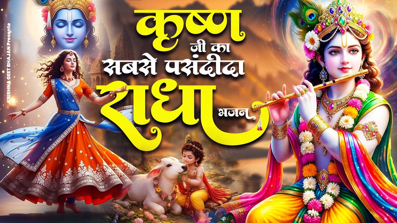 कृष्ण जी का सबसे पसंदीदा राधा भजन | Radha Rani Bhajan | Krishna Bhajan | Radha Krishna Bhajan