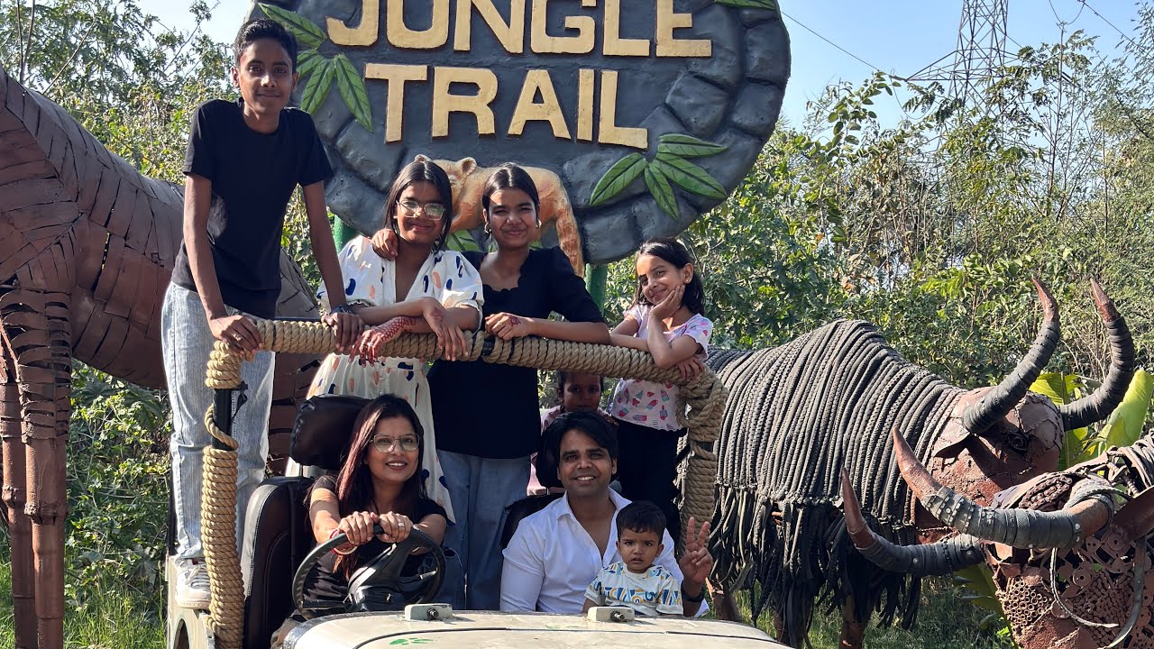 Chacha ke birthday pe jungle trail gaye 😝😝 Pandey vlogs | ft.chachu ka birthday 