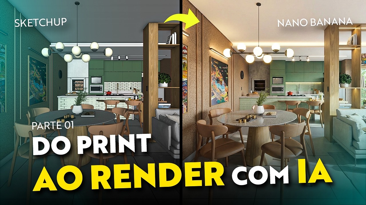 DO PRINT AO RENDER COM NANO BANANA - PASSO A PASSO