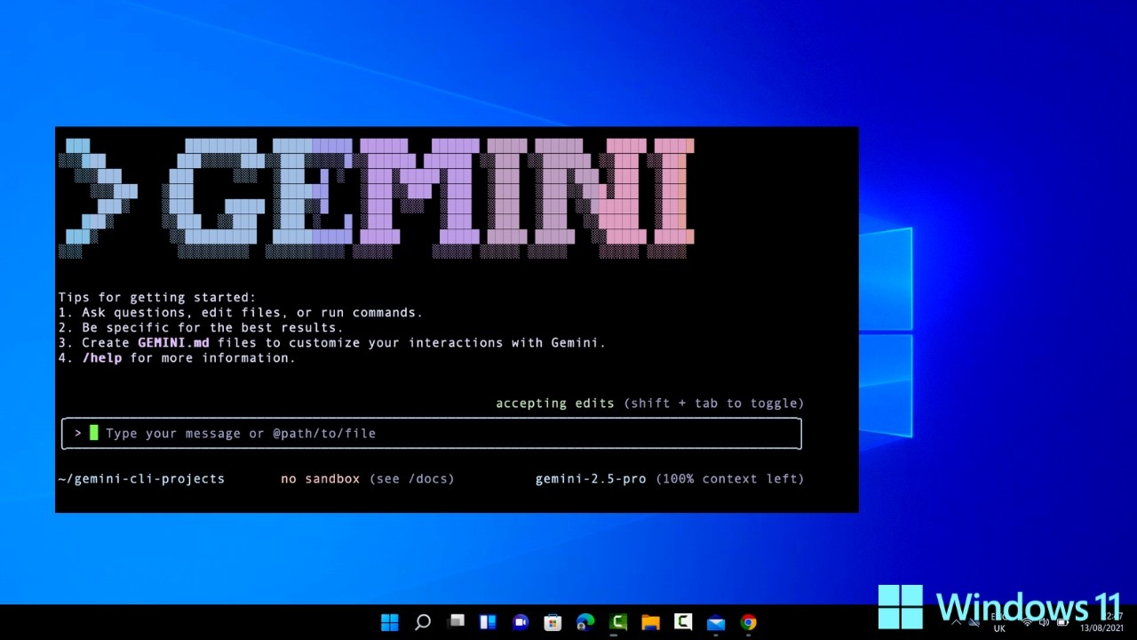 How to Install & Use Gemini CLI on Windows 11 | AI Coding Assistant (2026)