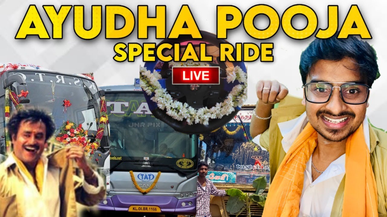 AYUDHA POOJA SPECIAL SETC RIDE - EURO TRUCK SIMULATOR-BUS DRIVING IN TAMIL