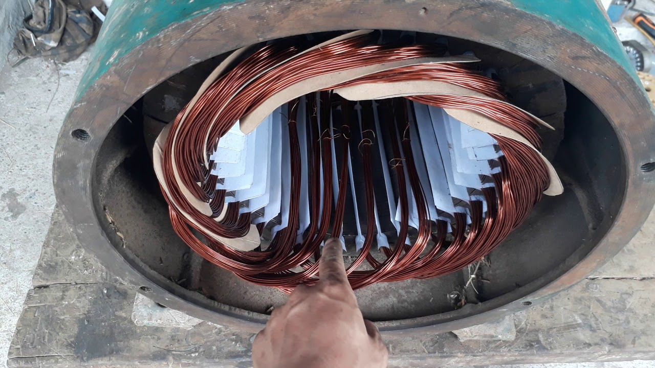 Quấn củ phát 3pha 20kw phần 1-ktd