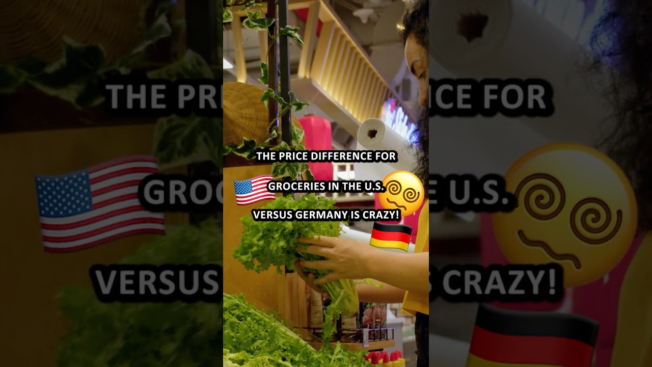 Did you know that groceries in Germany 🇩🇪 are a lot cheaper than they are here in the US? 🇺🇸