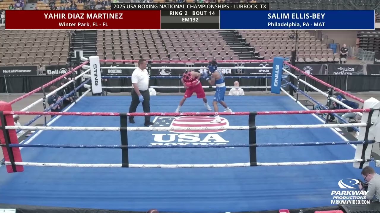 USAB 25 NC 1213 Ring 2 Bout 14 Yahir Diaz Martinez Salim Ellis Bey EM132C