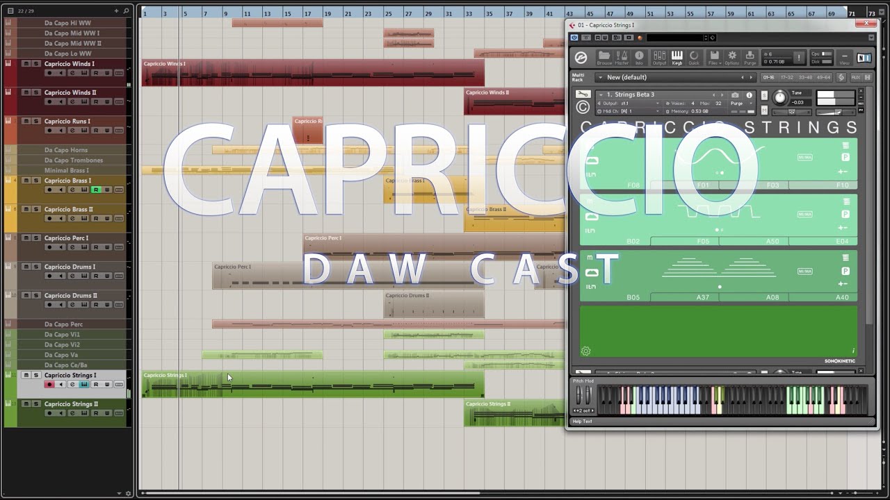 Capriccio DAW Cast by Sascha Knorr