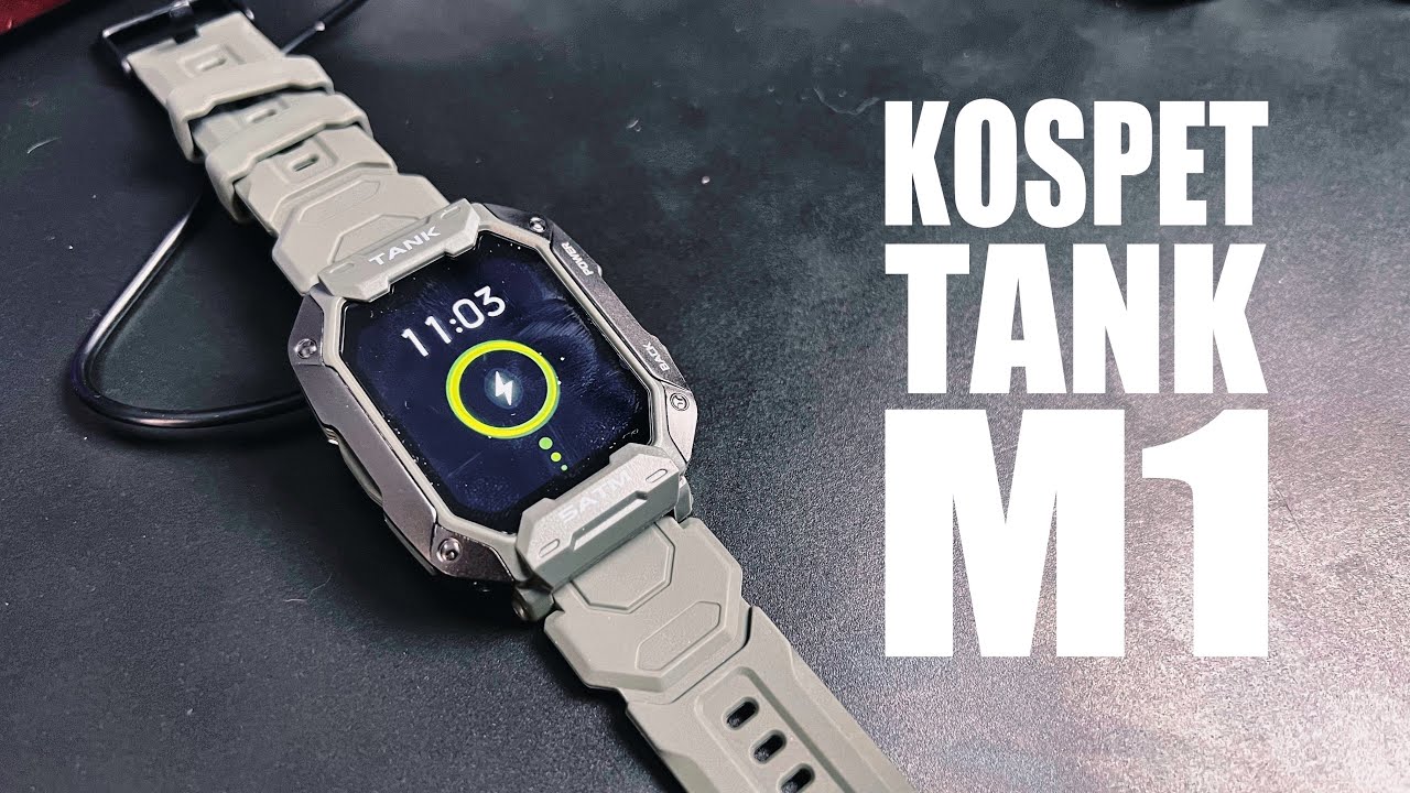 Kospet TANK M1 Smartwatch Setup & Review - Tough & Affordable