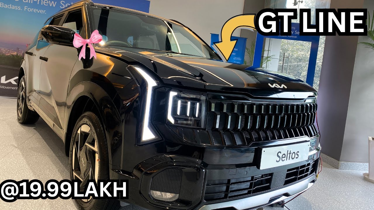 KIA SELTOS GT LINE BLACK | OCTANERUSH CARS | QUICK WALKAROUND