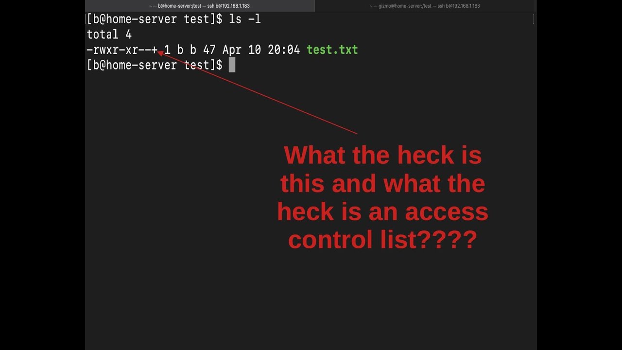 Linux Access Control Lists