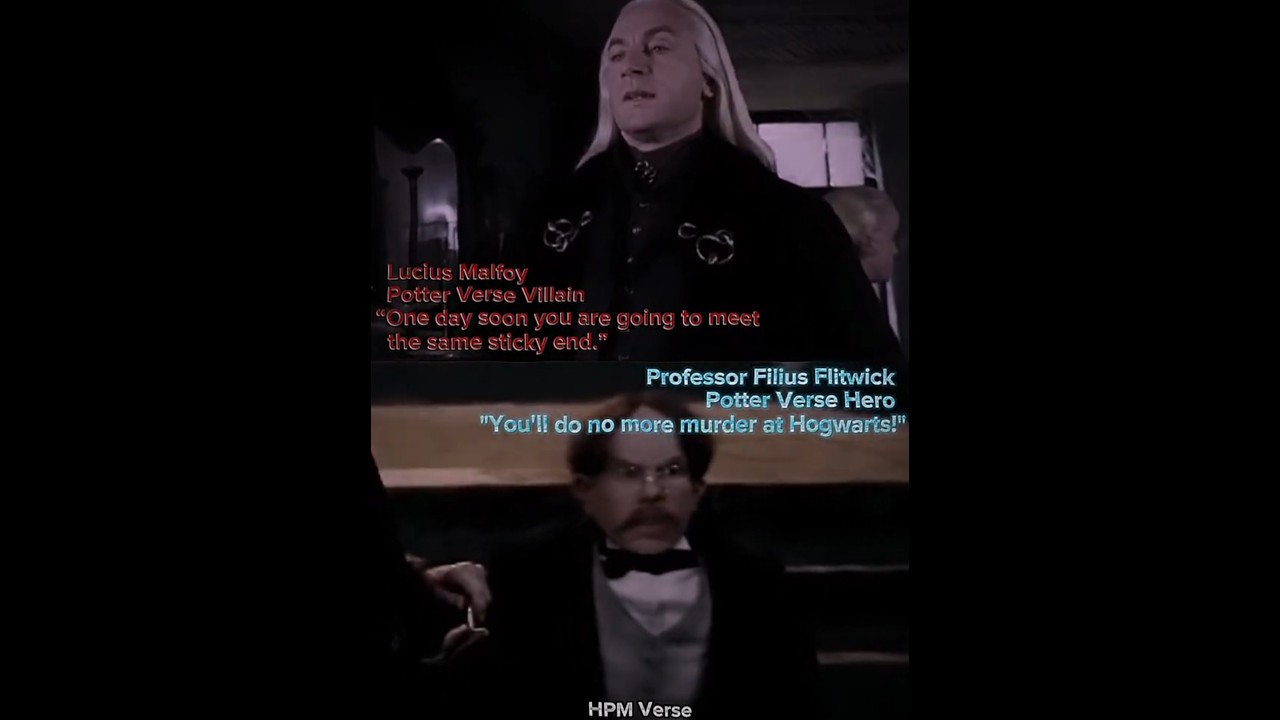 Lucius Malfoy Vs. Filius Flitwick | #shorts