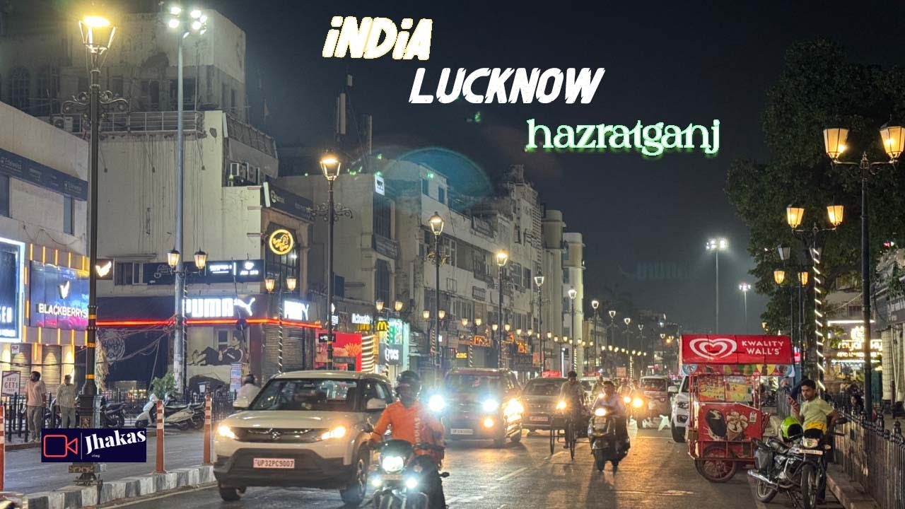 Walkthrough Hazratganj Lucknow | Night Time Hazratganj Lucknow | India