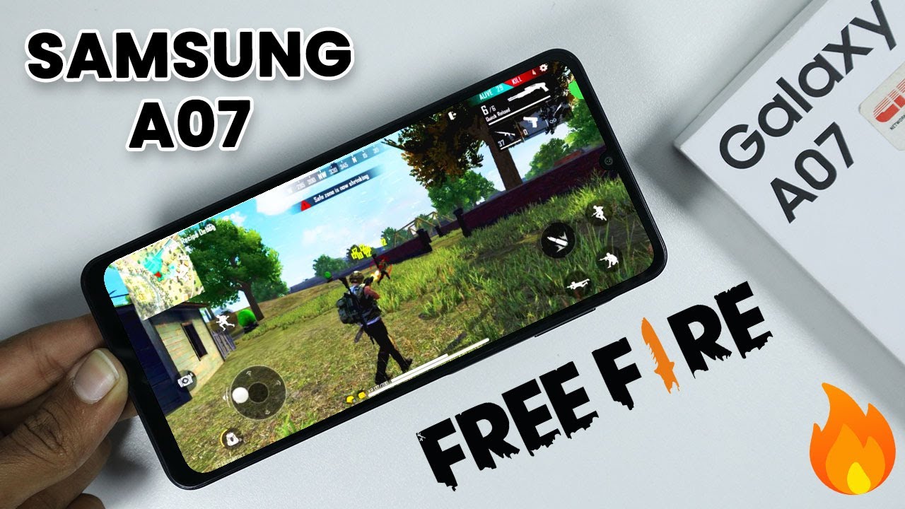 [60FPS] Samsung A07: игровой процесс Free Fire + тест графики и FPS 🔥