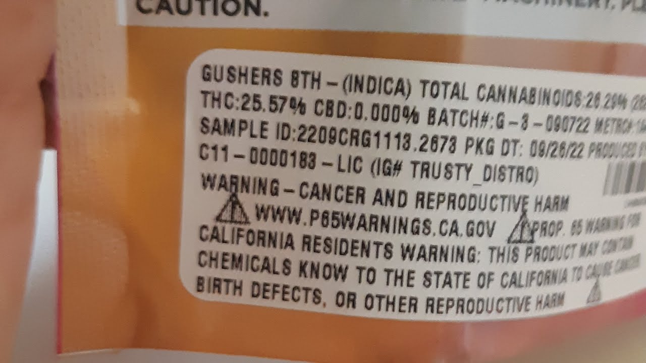 strain review cannatrust Gushers