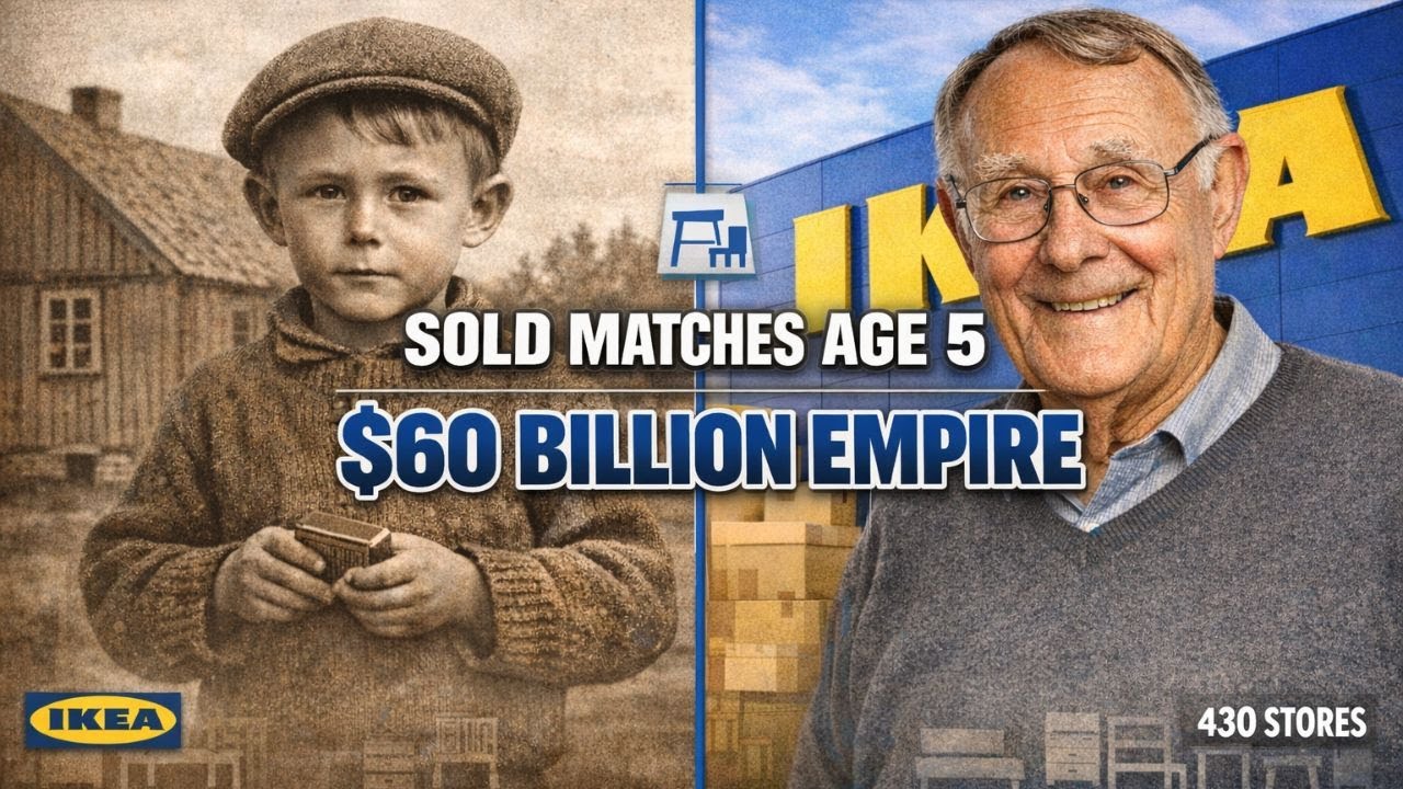Sold Matches at Age 5 - Started IKEA With $25 at 17 - Built $60 Billion Furniture Empire