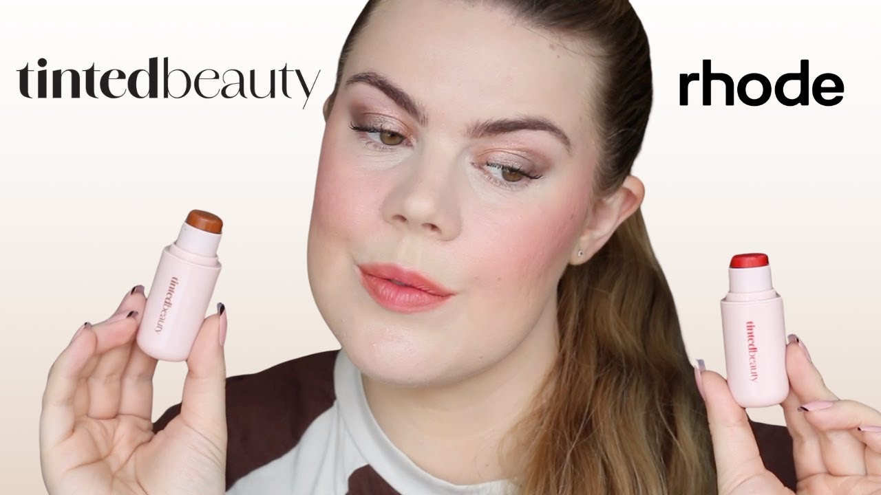 Rhode Pocket Blush DUPE! Tinted Beauty Creamy Blush Sticks Review, Demo & Wear Test
