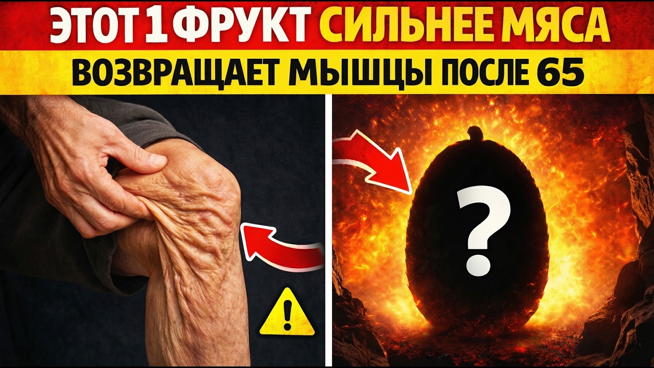 После 65 мясо уже не работает: 1 фрукт возвращает мышцы. Вы будете удивлены!
