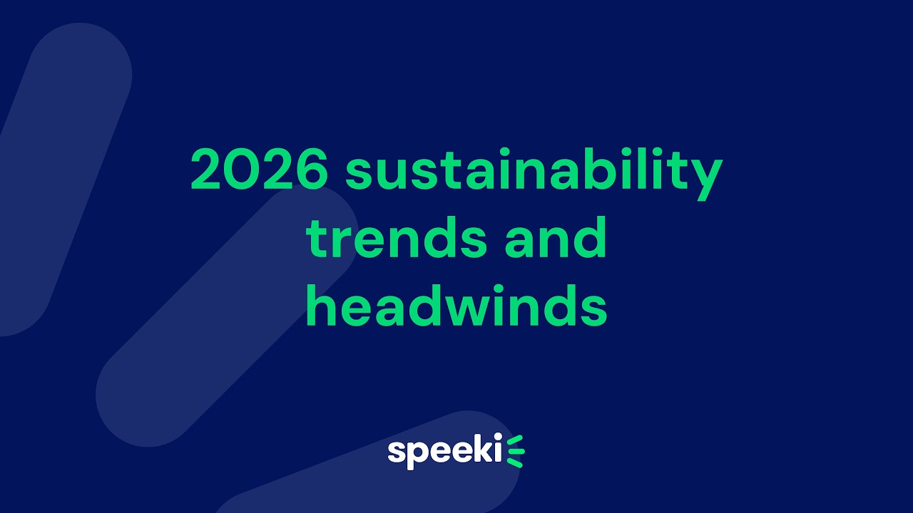 Scott Lane | 2026 sustainability trends and headwinds