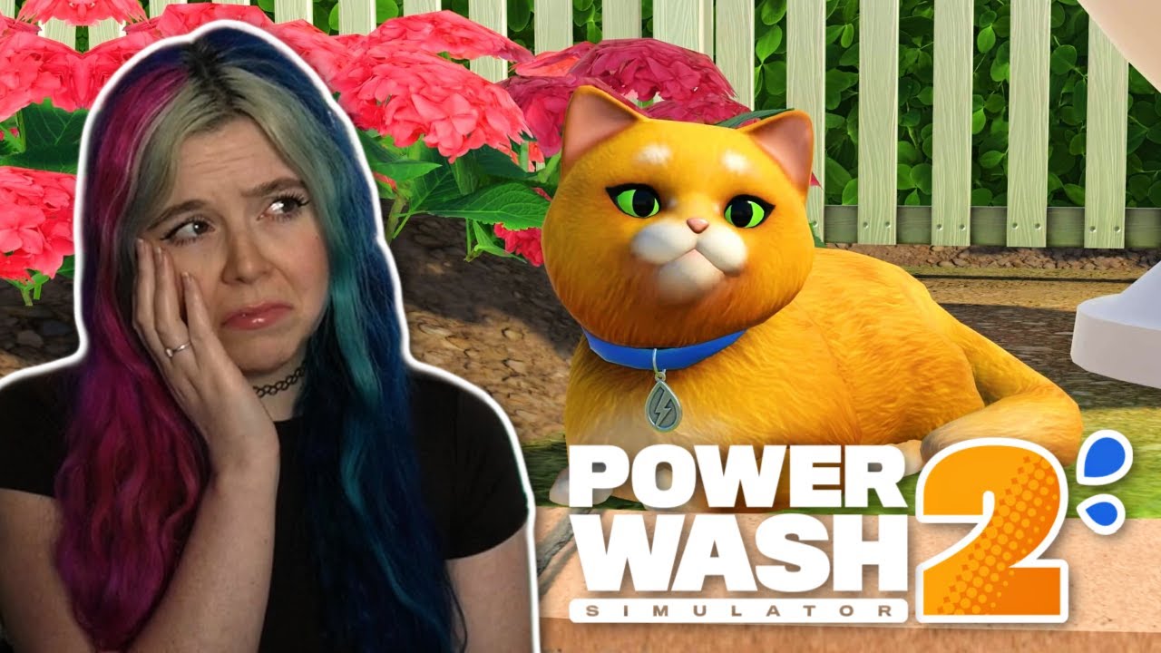 There's SO MANY CATS in PowerWash Simulator 2