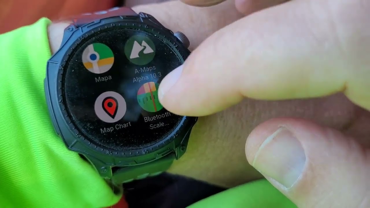 Amazfit Balance, Map Chart.