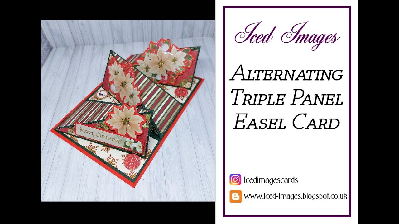 Alternating Triple Panel Easel Card