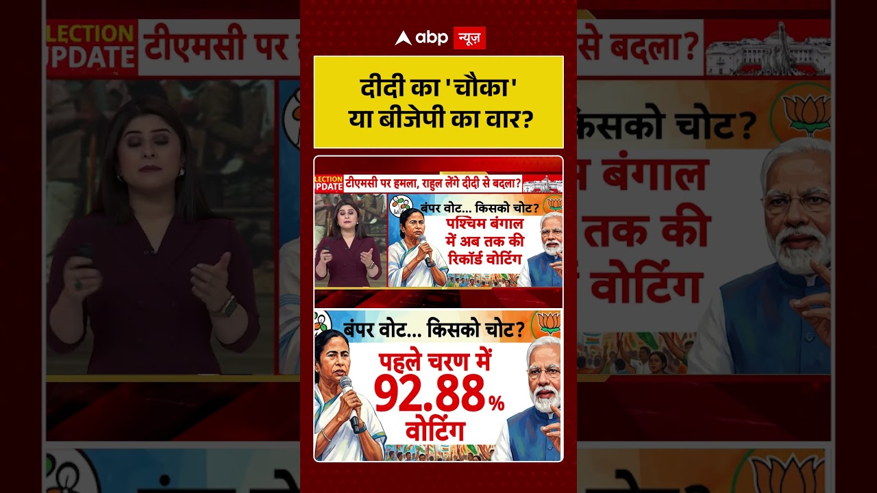 West Bengal Election: दीदी का 'चौका' या बीजेपी का वार ? | #voting #bjpvstmc #mamatavsmodi