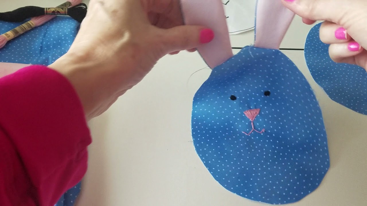 How to make a bunny pillow diy - rabbit toy diy - easy to sew bunny project