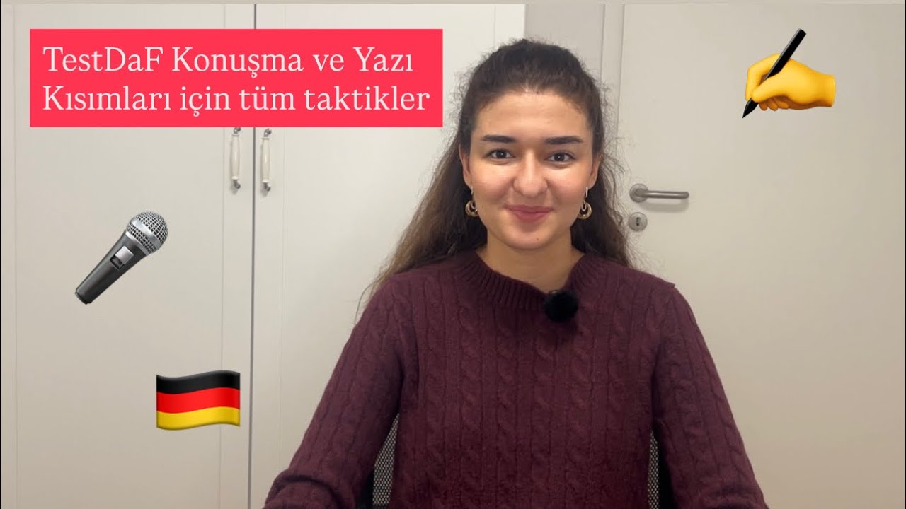 TestDaF Konuşma ve Yazma Nasıl Yapılır? | Tüm Tüyolar & Örnekler