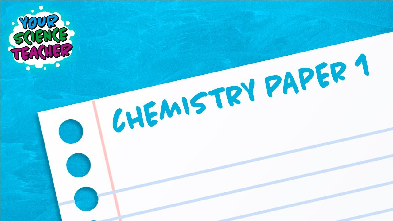 Whole of AQA GCSE Chemistry paper 1 in 1hr 15 mins