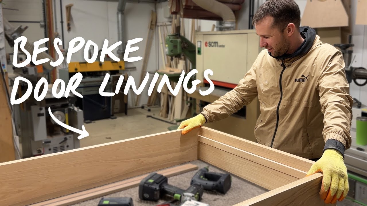 Bespoke Solid Oak Door Lining Manufacture Process- Bench Joinery