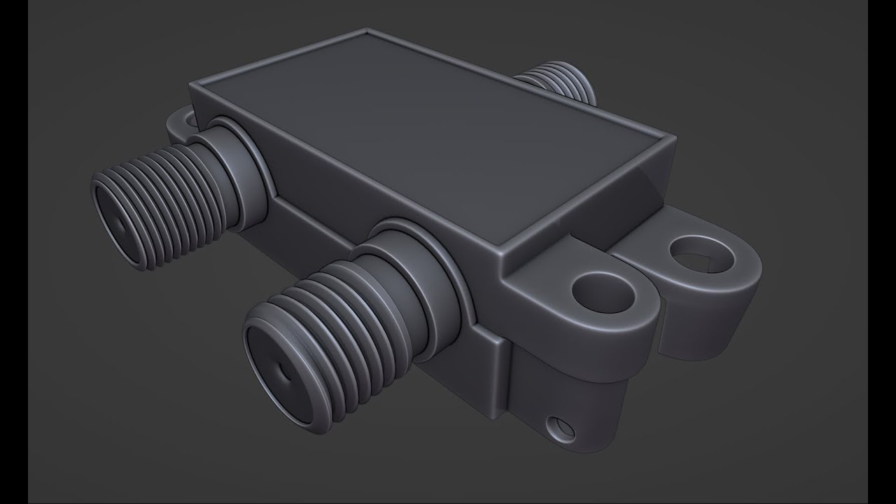 Blender tutorial - Two way splitter (Part 1)