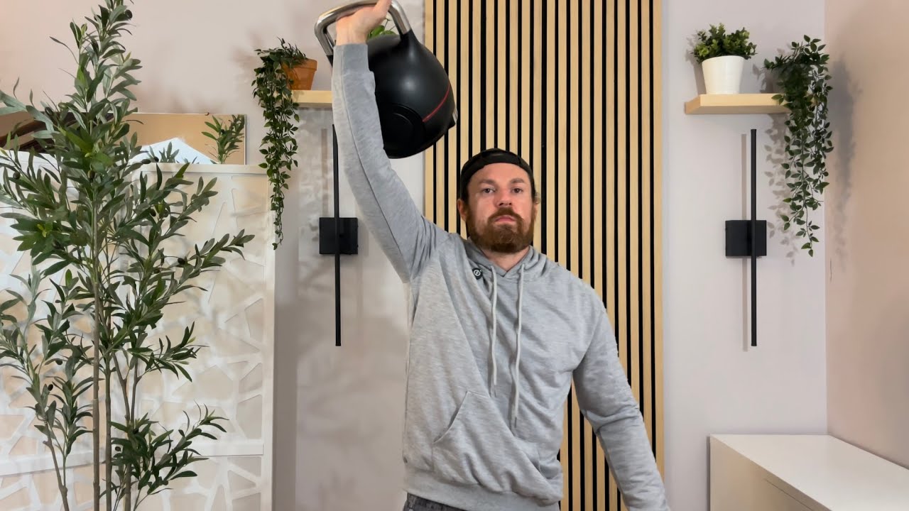 7-in-1 Adjustable Kettlebell &ndash; Space-Saving Weights 5-44lbs for Full Body Home Gym Workouts!