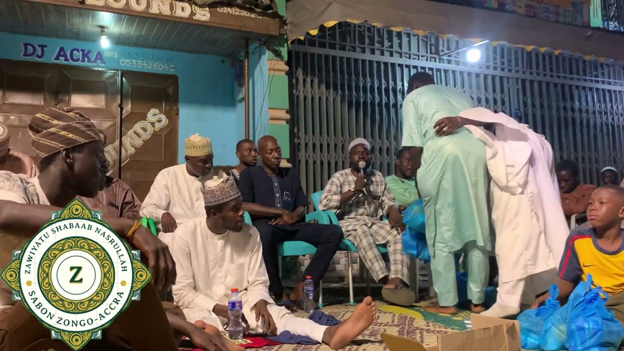 Part 1: Video of how our Prophet(SAW) was born. At Zawiyatu Alkubra Jallo Sabon Zongo, Ghana- Accra.