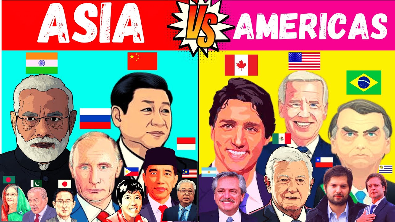 Asia vs Americas - Continent Comparison 2025