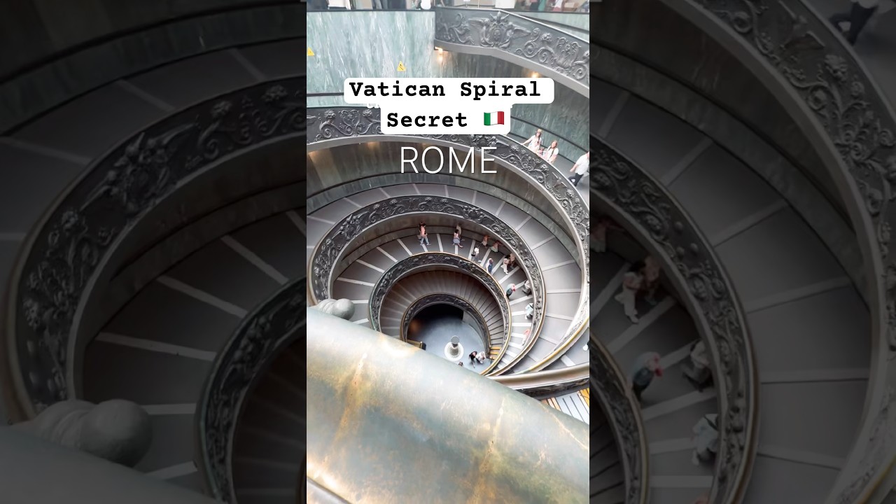 Should You Skip This Vatican Staircase? 🤔🌀 Vatican City | Rome | Itay 🇮🇹🇻🇦