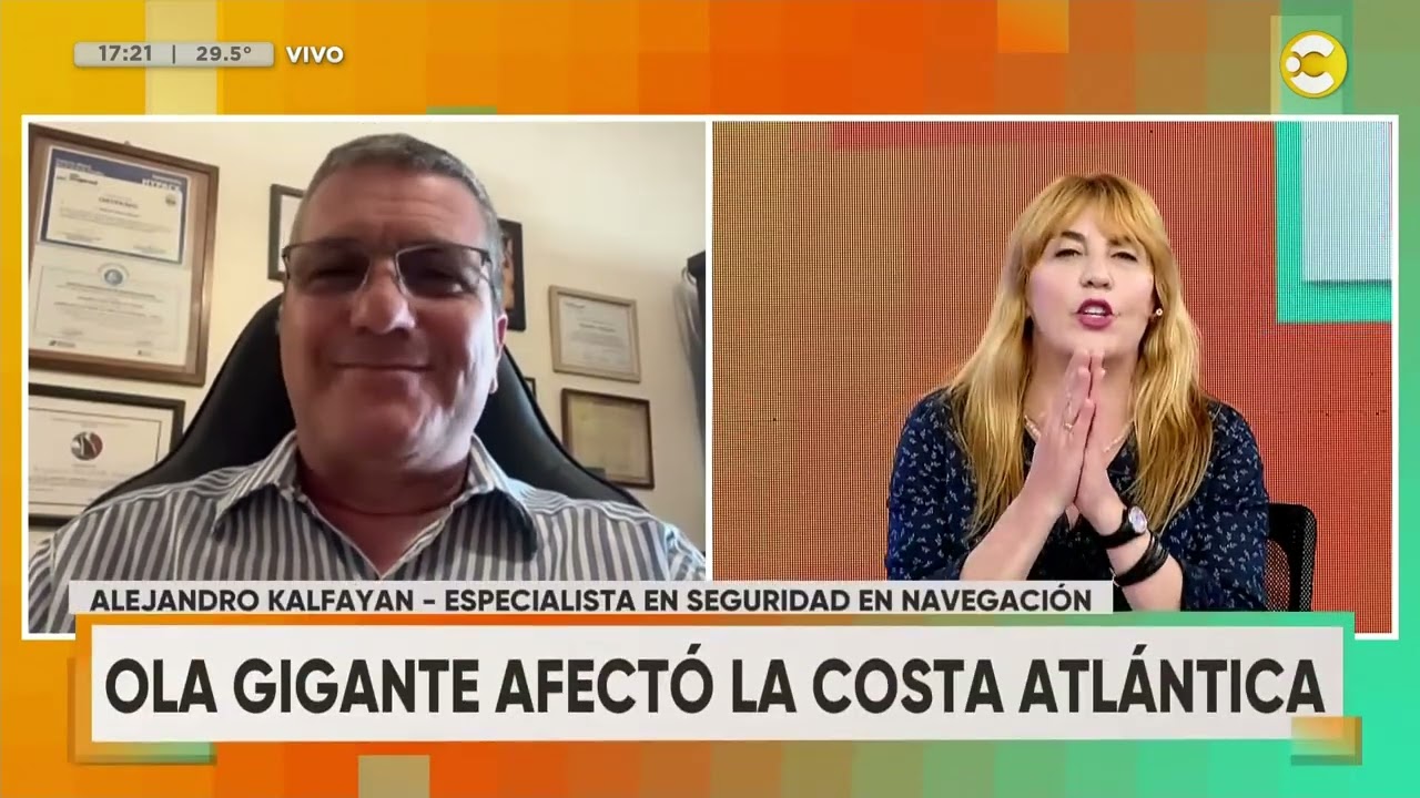 Alejandro Kalfayan nos explica la ola gigante que afect&oacute; a la Costa Atl&aacute;ntica | CEH | 13-01-26
