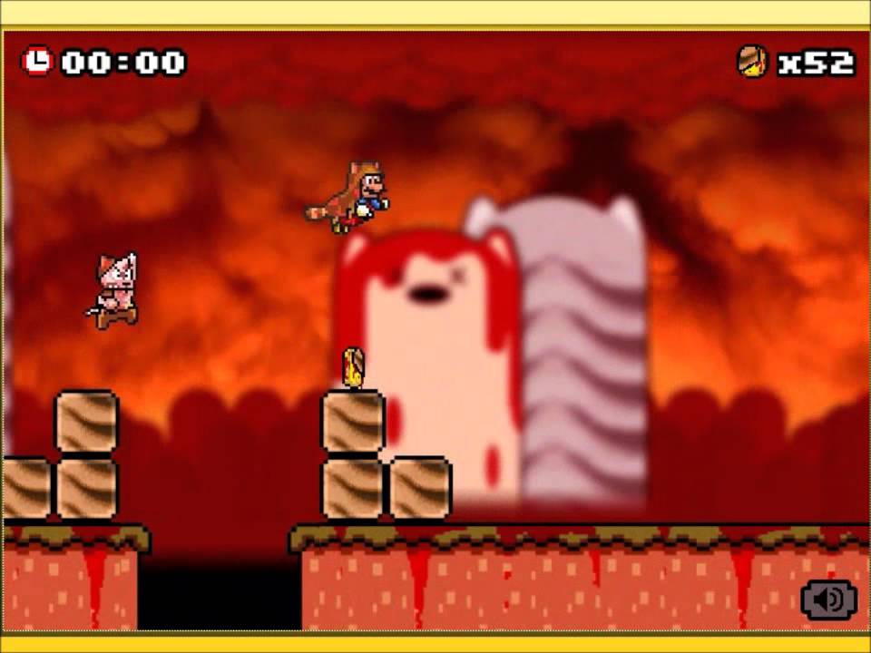 0-Second Run (?) of Mario Kills Tanooki (Super Tanooki Skin 2D)