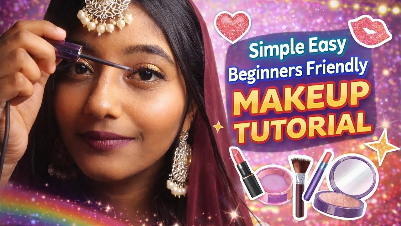 Part 2 of easy & quick glam makeup tutorial❤️‍🔥💄affordable makeup kit 