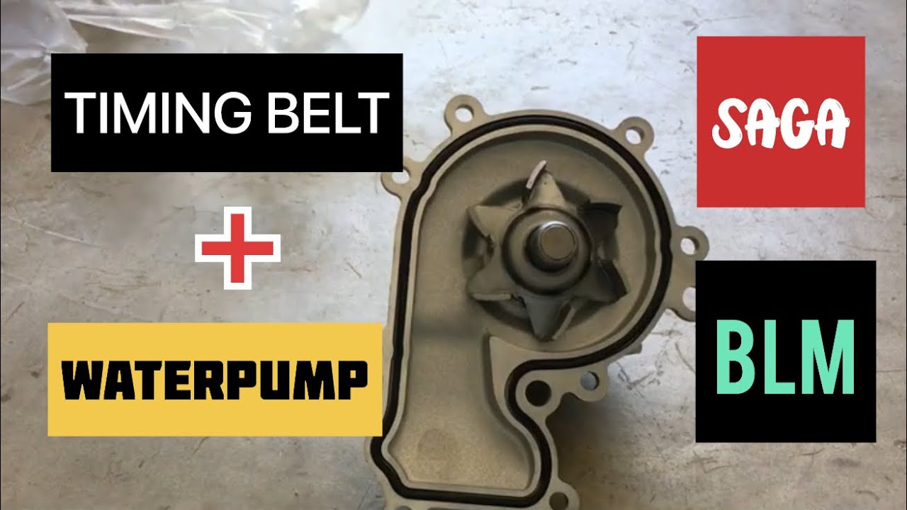 Cara tukar TIMING BELT dan WATERPUMP Proton Saga BLM | 4