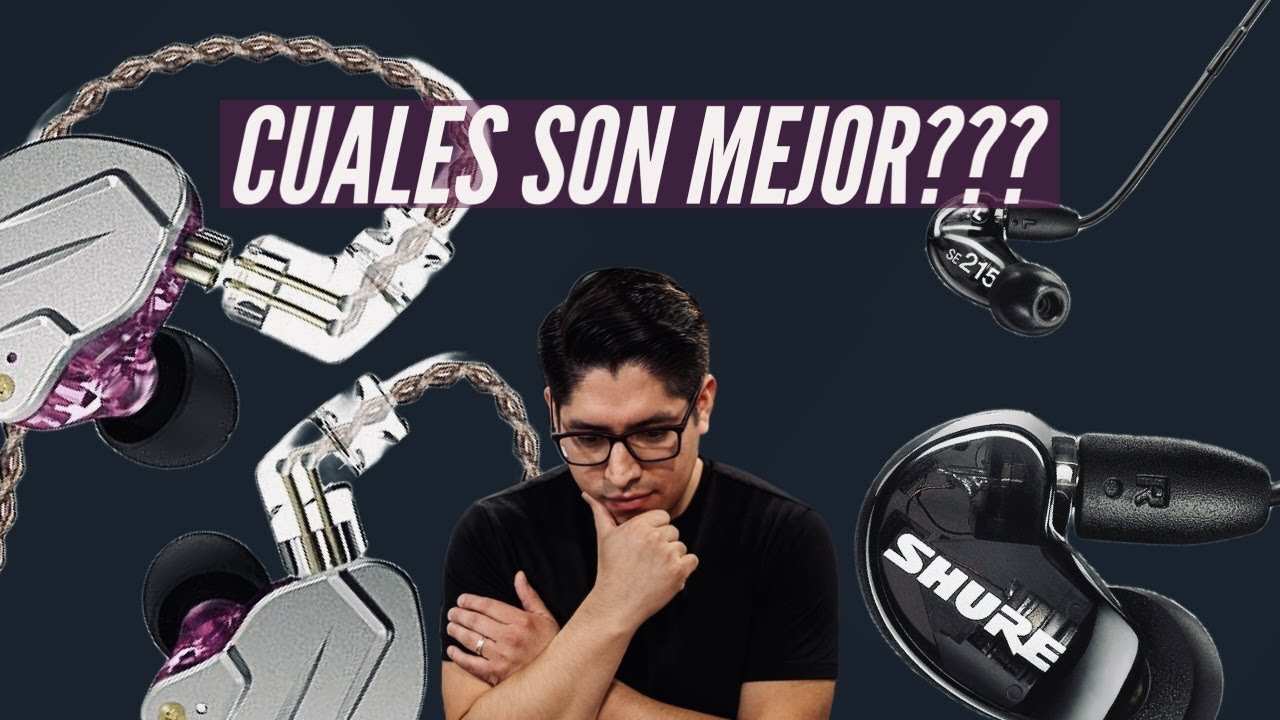COMPARANDO  LOS IN EARS MÁS VENDIDOS!!! SHURE 215 VS  KZ ZS10 PRO