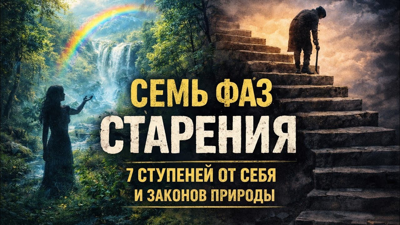 СЕМЬ ФАЗ СТАРЕНИЯ, О КОТОРЫХ МОЛЧАТ. СТАРЕЕТ НЕ ТЕЛО, А ДУША 