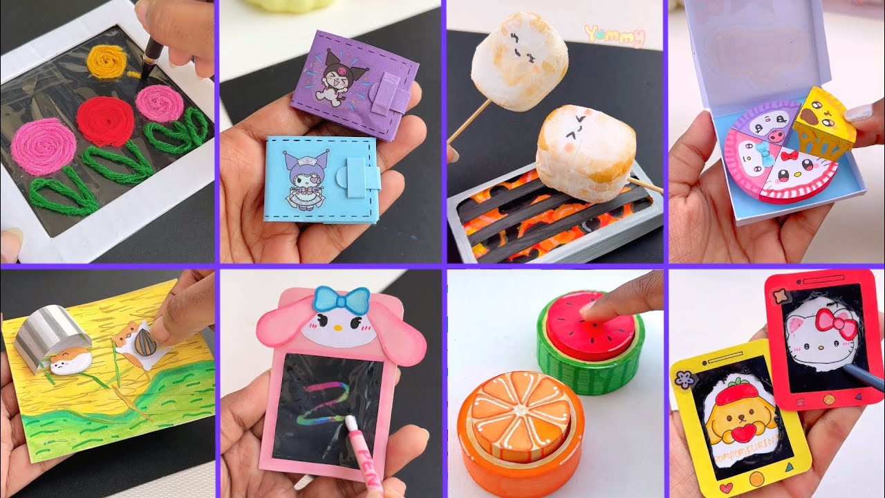 Easy craft ideas / miniature craft / Helena&rsquo;s Craft / how to make / DIY school project