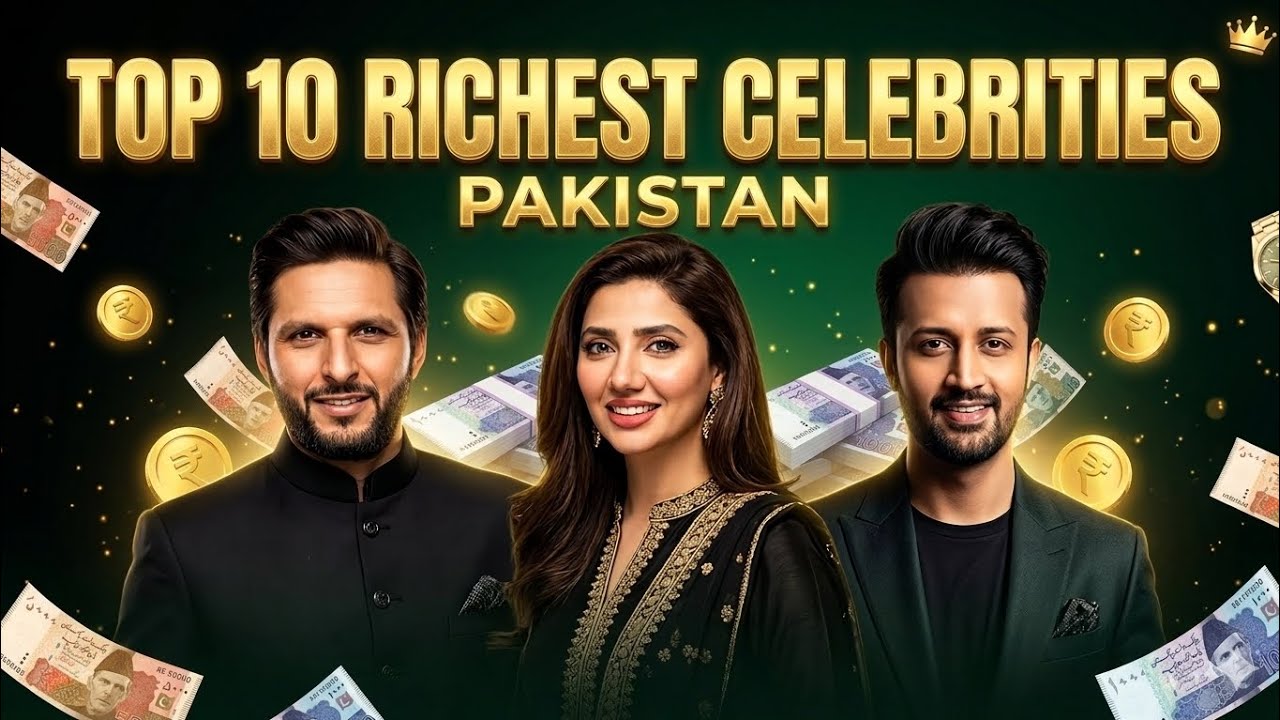 Pakistan Ke 10 Sab Se Ameer Celebrities (No.1 Aap Ko Hairan Kar De Ga)#PakistaniCelebrities