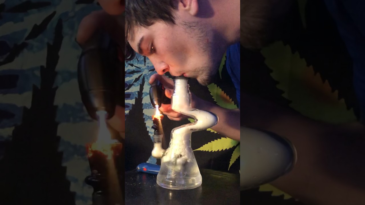 Half gram rip out the mini zong bong